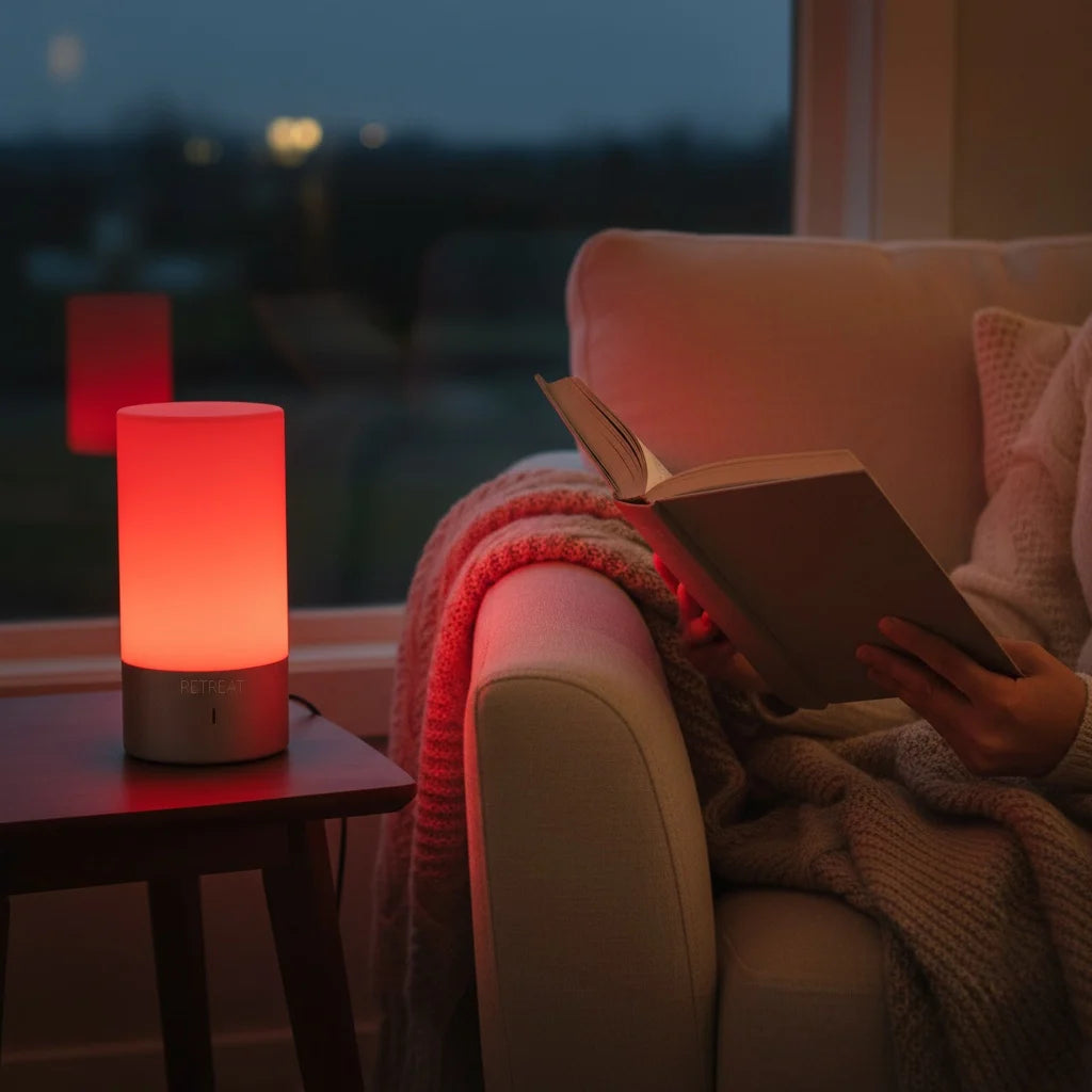 Retreat Lamp Lit Side Table